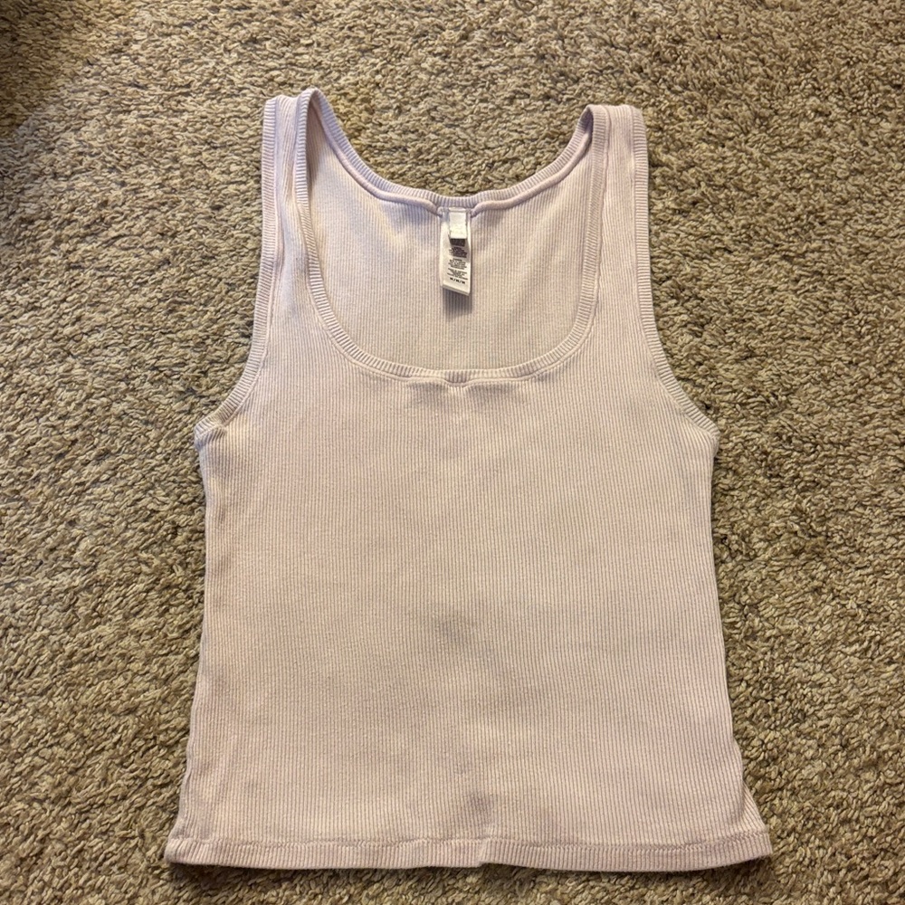 SKIMS Ribbed Tank Top - Soft Pink